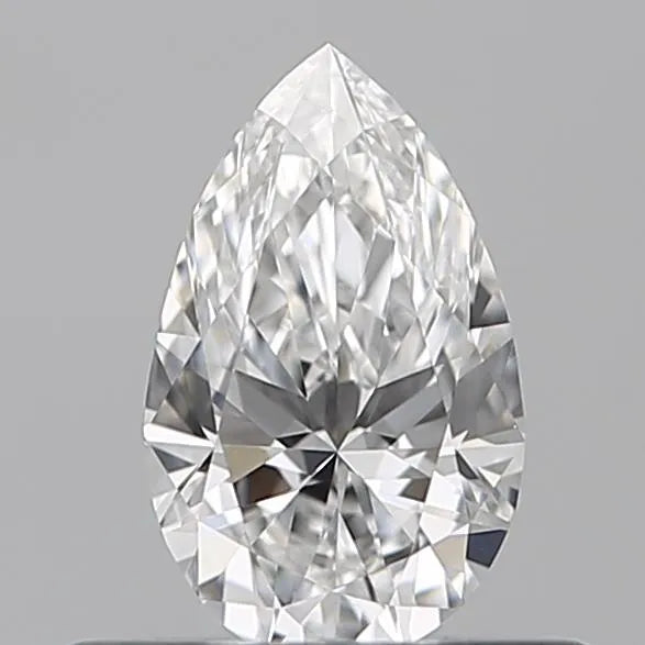 0.10ct Pear Natural Diamond (Colour E, Clarity VVS1, Cut VG, IGI Certified)