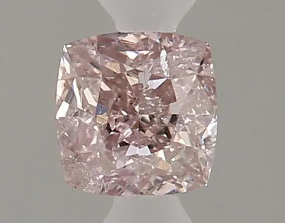0.31ct Cushion brilliant Natural Diamond (Colour Fancy Brownish Pink, Clarity I2, GIA Certified)