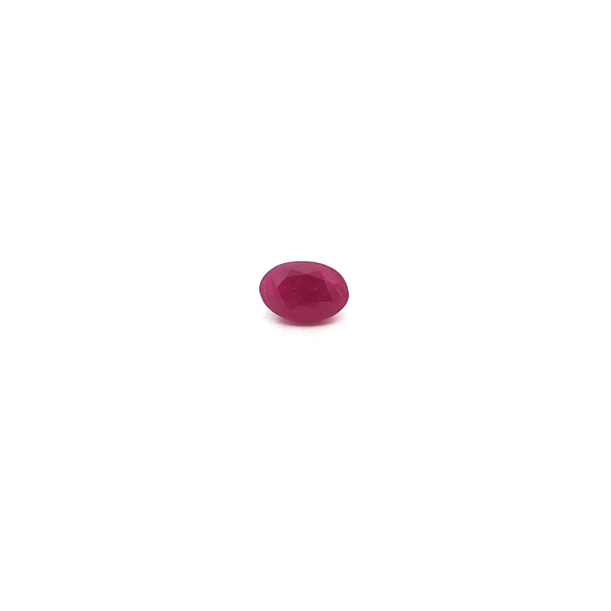 1.50ct Oval Natural Ruby (Colour Red, Clarity Moderately Included, Cut Faceted)
