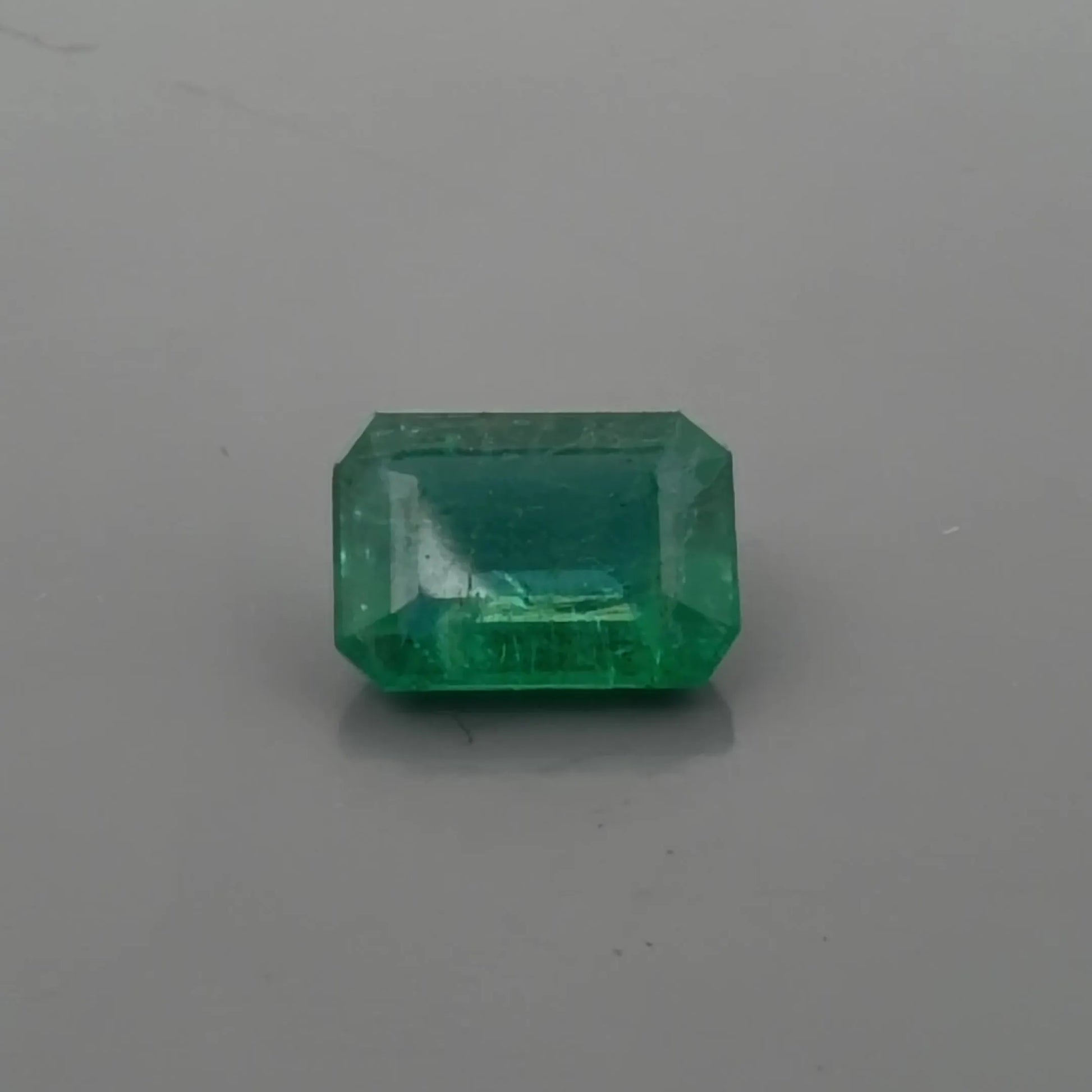 1.84ct Octagonal Natural Emerald (Colour Green, Clarity Moderately Included, Cut Faceted)